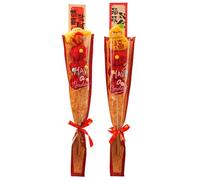 Giocattoli di peluche a forma di cibo, 2 pezzi Repliche di cibo cinese come artigianato - Design con rosa canina 2026 Felice Anno Nuovo | Per uomini, donne, adulti, Fa