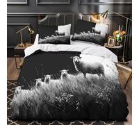 Giocattoli di peluche a forma di panda copripiumino 3 pezzi morbida stampa 3D con federa con federe decorazione per camera da letto Set Di Copripiumino for bambini e adulti Double（200x200cm）