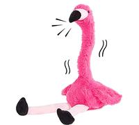 Giocattoli di peluche di ballo di fenicottero, giocattolo elettrico ripieno divertente che si muove parlando fenicottero giocattoli animali per bambini