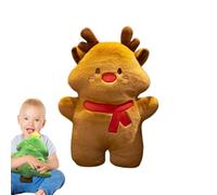 Giocattoli di peluche di Natale in peluche di Natale - Ornamento di peluche di Natale da 17,72 pollici - Statuetta di festa in peluche fatto a mano - Ornamento in peluche di Natale morbido per la