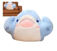 Giocattoli di peluche di squalo per, peluche di squalo muscolare | Figura del giocattolo della peluche | design del pesce animale Pluxies per San