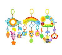 Giocattoli di peluche per bambini piccoli a forma di animali simpatici, con sonagli, per rassicurare in auto - coniglio, ape, nuvola, stella coccinella coniglio,ape leone,nuvole di stellePoliestere