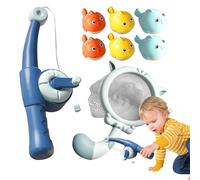 Giocattoli di pesce per i bambini piccoli giocattoli da pesca per i bambini, gioco da bagno interattivo della rete del magnete, gioco di pescatori per bambini Set di pesci colorati per il bagno