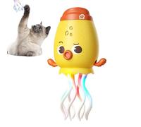 Giocattoli di polipo elettrici, polpo musicale che gattina ed evita ostacoli - giocattoli robot elettrici con luci LED e musica per attività domestiche, asili o viaggi