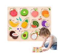 Giocattoli di puzzle in legno, puzzle educativo - Design del fumetto di giocattoli con gambo in legno,Puzzle educativi giocattoli a stelo, puzzle, giocattoli puzzle prescolari per un'esperienza di