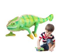 Giocattoli di rettile, animali ripieni di camaleonte - figura realistica di camaleonte che cambia colore solido, figure di animali multifunzionali, decorazione bonsai per il Ringraziamento, Natale