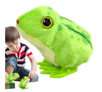 Giocattoli di ritorno per i bambini - Jouet Sautuse, Fun e Interactive Frog | Giocattolo di primavera di Rampling, rana di peluche meccanica, adorabile giocattolo animale per il gioco Awakening