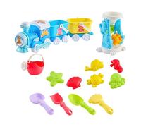 Giocattoli di sabbia | Set di quindici pezzi per sandbox | Giocattoli da spiaggia, da utilizzare per cortile, giardino, lago, piscina, all'aperto, viaggi, a partire da un anno passato e più, per