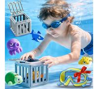 Giocattoli Di Salvataggio Subacqueo, Divertente Gioco Di Ricerca Subacquea, Set Piscina Estiva For Immersioni, Caccia Al Tesoro In Piscina, Gioco For Allenamento Di Nuoto, Regalo Estivo(12pcs)