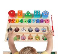 Giocattoli di smistamento per bambini piccoli labirinto di conteggio magnetico, gioco da tavolo labirinto magnetico, giocattoli educativi di conteggio abbinati, tavola di attività di puzzle di