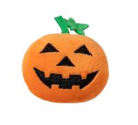 Giocattoli di zucca di Halloween per gatti Giocattoli di peluche per la dentizione con zucca con espressioni di gamma Disegni di ricamo Giocattoli di peluche interattivi per gattini e gatti 993