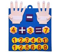 Giocattoli didattici in feltro per bambini con numeri, giochi di conteggio per l'educazione precoce, materiale didattico per la scuola dell'infanzia, conteggio, giocattoli per bambini, matematica Tagl