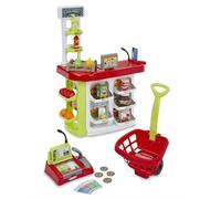 Giocattoli Ecoiffier 1691 - Rilascio per cassa Supermercato 3 in 1 con accessori di vendita, gioco d'imitazione - a partire da 18 mesi - Made in France