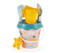 Giocattoli Ecoiffier - 307 - Secchio imbottito con decorazione Pacifico, 17 cm, giochi da spiaggia, giochi all'aperto, gioco per bambini, a partire dai 18 mesi, origine Francia garantita