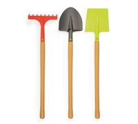 Ecoiffier Set attrezzi da giardino 4338 - 3 grandi attrezzi 70 cm, a partire dai 18 mesi