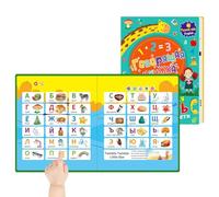Giocattoli Educativi Alfabeto Russo - Libro Parlante Interattivo Lettere Russe,Libro Elettronico Educativo per Natale Compleanno Attività Domestiche