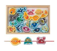 Giocattoli educativi di ,Gioco di 2 in 1 adatto a - Giochi magnetici con pesci vivaci, gioco per tutti-piccoli, regalo di compleanno di Pasqua per ragazzi e ragazze