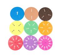 Giocattoli educativi per l'insegnamento della matematica precoce per bambini con le frazioni circolari