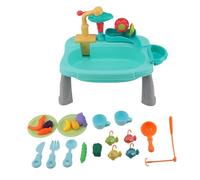 Giocattoli elettronici per lavastoviglie Set gioco educativo divertente per lavello cucina con rubinetto rotante Circolazione dell'acqua Gioco di ruolo per bambini Materiale ABS