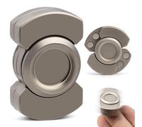 Giocattoli Fidget 3 in 1 for adulti: Spinner, Slider e Clicker - Cuscinetti magnetici in acciaio inossidabile for una rotazione super stabile - Massimo sollievo dallo stress, maggiore concentrazione e