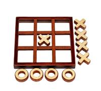 Giocattoli Giochi Da Tavolo Classici,Gioco Di Puzzle Giocattolo Tic-tac Toe | Tavolo Da Caffè Noughts And Crosses Giochi Famiglie Decorazioni Per Tavolini Da Caffè Per Giocare In Scatola Di Strate