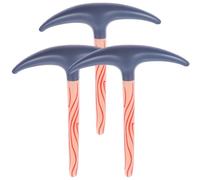 Giocattoli Gonfiabili, Piccone Gonfiabile da 3 Pezzi, Ascia Giocattolo in PVC Impermeabile da 22 Pollici, Ascia di Prop Portatile per Bambini Giochi di Ruolo Decorazione Giochi da Piscina