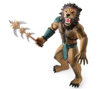 Giocattoli guerriero di leone, guerriero di leone, modelli di animali selvatici, animali mitici, ornamenti magici mostri, regali per bambini