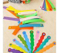 Giocattoli in feltro per bambini, giocattoli Montessori per l'educazione precoce, braccialetti fai-da-te con bottoni, per migliorare le abilità motorie fini e il riconoscimento dei colori, adatti per 
