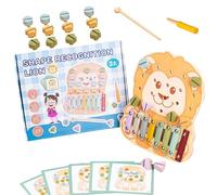 Giocattoli in legno, a vite rotante per bambini a partire da 1 anno, giocattolo per la promozione sensoriale per bambini vivaio materiale educativo