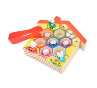 Giocattoli In Legno per La Cognizione del Colore, Perline, Morsetti Abbinat3839