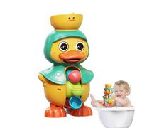 Giocattoli in piscina d'anatra, giocattoli per bambini per bambini | Modello di anatra per bambini per piscina con ruota idraulica rotabile - Forti tappeti di aspirazione giocattolo da bagno per bambi