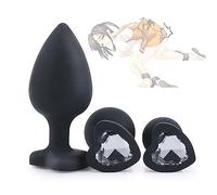 ̣ σ giocattoli in silicone a forma di cuore nero, un regalo originale per uomo donna