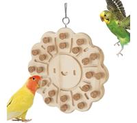 Giocattoli in sughero per uccelli, masticabili in legno naturale | set da per piccoli pappagalli: pezzi in sughero durevoli e resistenti ai morsi con un design sicuro e atossico