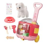 Giocattoli interattivi - Animali di peluche che camminano e parlano per gioco simbolico - Animali di peluche realistici per gioco simbolico di bambini e ragazze compleanno regali per bambini