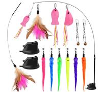 Giocattoli Interattivo con Piume per Gatti Giochi con Piume per Gatti con