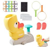 Giocattoli Lanciatore piattino - Sparatutto Disco Passo Pop -up, Gioco Manuale per Esterni | Coordinazione della Mano, senza batterie, Addominali Sicuro, Gioco per Famiglia Interno