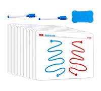 Giocattoli Learning Toys, set di carte per allenamento cerebrale, 20 pezzi di schede di allenamento cerebrale per bambini, controllo del cervello per la coordinazione manuale del cervello, da