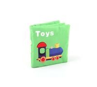 (Giocattoli) Libro di stoffa carino per bambini, giocattolo educativo per la prima infanzia, libro da disegno