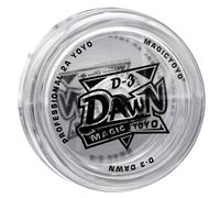 Giocattoli Looping Yoyo Cristallo di plastica Illumina Yoyo Facile da giocare Trucco di base con le corde Yoyo 8 sfere KK Cuscinetto Principianti Yoyo per bambini Corda Colore (Bianco trasparente)