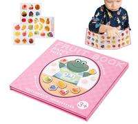 Giocattoli magnetici educativi, libro magnetico sulla frutta Libro | Giocattoli per la educazione, giocattoli divertenti per bambini per la scuola materna, la scuola