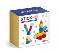 Giocattoli magnetici Stick-O Il mio primo set con ruote 9 pezzi