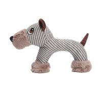 Giocattoli masticabili per cani in peluche cigolante interattivo, forma animale, lino resistente, adatti a cani piccoli e grandi