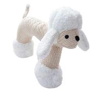 Giocattoli masticabili per cani in peluche cigolante interattivo, forma animale, lino resistente, adatti a cani piccoli e grandi