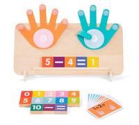 Giocattoli Matematici Montessori Gioco Digitale Legno Ideale per Imparare l'Addizione e la Sottrazione Giocattoli Educativi per Matematica per Ragazzi Ragazze 3+ Anni