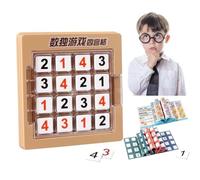 Giocattoli matematici per bambini, rompicapo con i numeri - Divertimento da viaggio portatile | Rompicapo interattivo con numeri stimolanti per allenare la capacità di pensiero logico