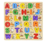 Giocattoli Montessori Numeri di Lettera Puzzle in legno Sorting Mattoni di Matematica in età prescolare Apprendimento precoce Giocattoli educativi per bambini
