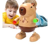 Giocattoli Musicali, Capybara Ballando E Cantando, Giocattolo Elettrico Di Danza Della Bambola Interattiva, Giocattoli Elettrici Con E Suoni, Imparare Luminoso, Corpo A Pile, Capybara Secou