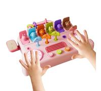Giocattoli musicali,Gioco Educativo Di Pianoforte E Batteria - Progettazione Autobus Strumenti Musicali Bambini Gioco - per Prescolare Viaggi Natale Compleanno Bambini E Ragazze