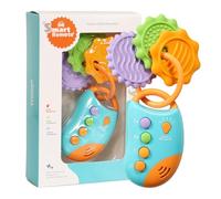 Giocattoli musicali per bambini, giocattolo musicale a distanza intelligente - per auto a distanza intelligente che finge di giocare un giocattolo rilassante, anello dentizione per chiavi auto