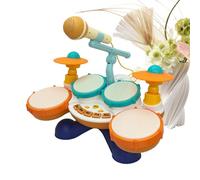 Giocattoli musicali per bambini: Gioco di apprendimento interattivo regolabile, gioco di strumenti a percussione a tamburo, gioco educativo del suono del ritmo | Giocattolo di sviluppo della
